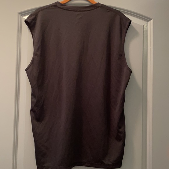 Nike large Dri-Fit Black with green neon Nike logo tank top - Picture 3 of 4